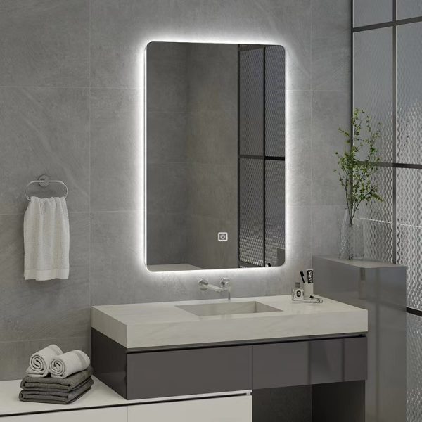 Round-cornered Square Frameless LED Backlit Mirror 600X800mm